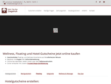Tablet Screenshot of gutscheine.hotel-ziegelruh.de